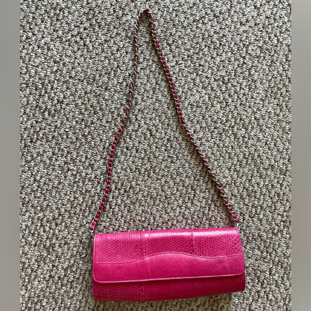 100% Original Python Leather Clutch - image 2